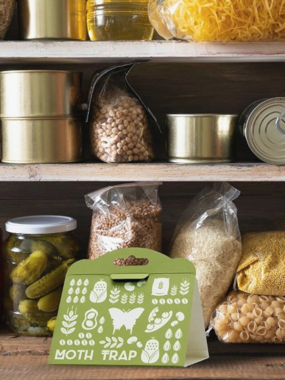 ⭐️ $5 - (SET OF 3) PROFESSOR KILLAMOTH PANTRY MOTH TRAPS - NON-TOXIC